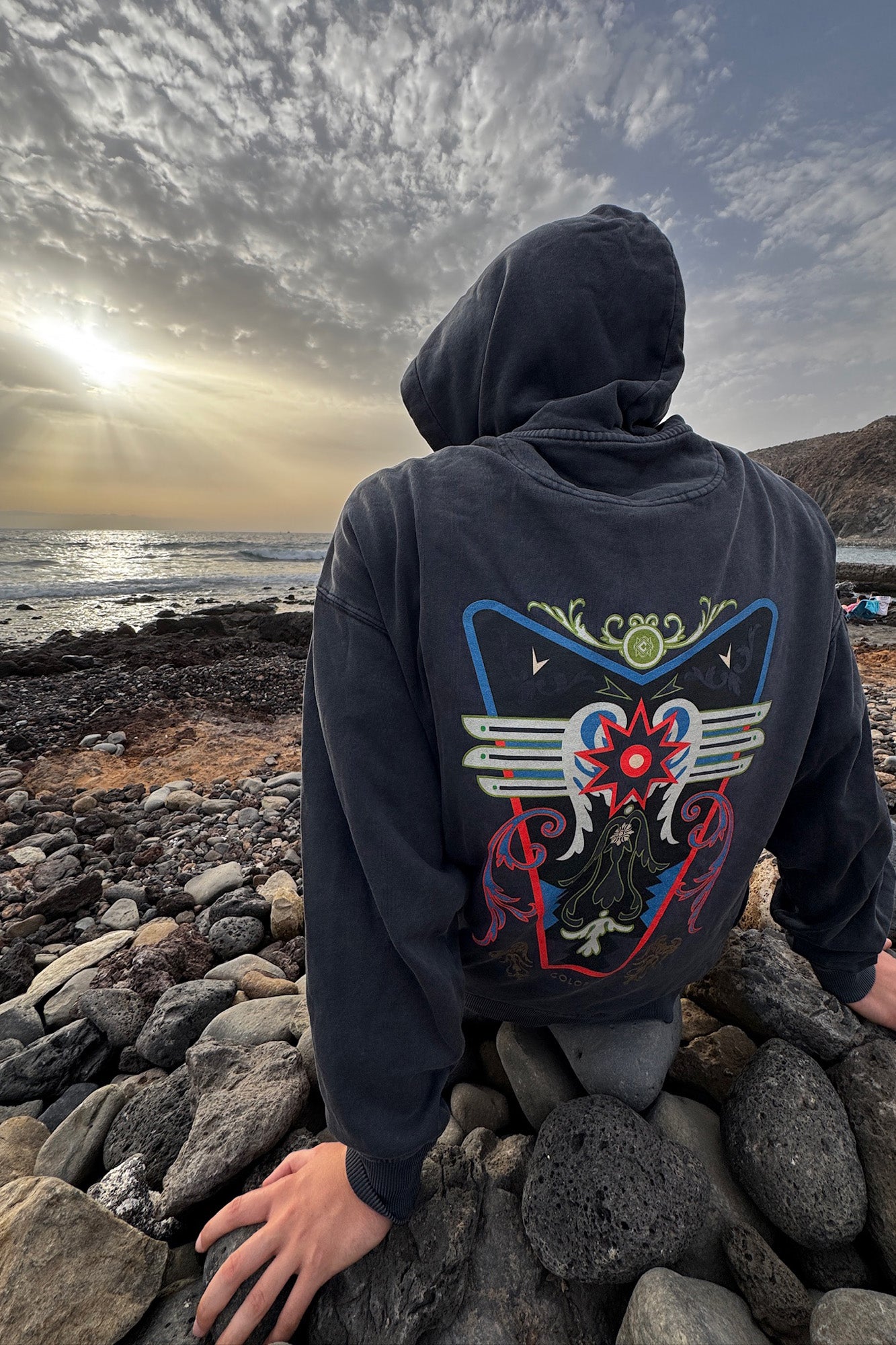 Schwarze Smoczyce Sweatshirt