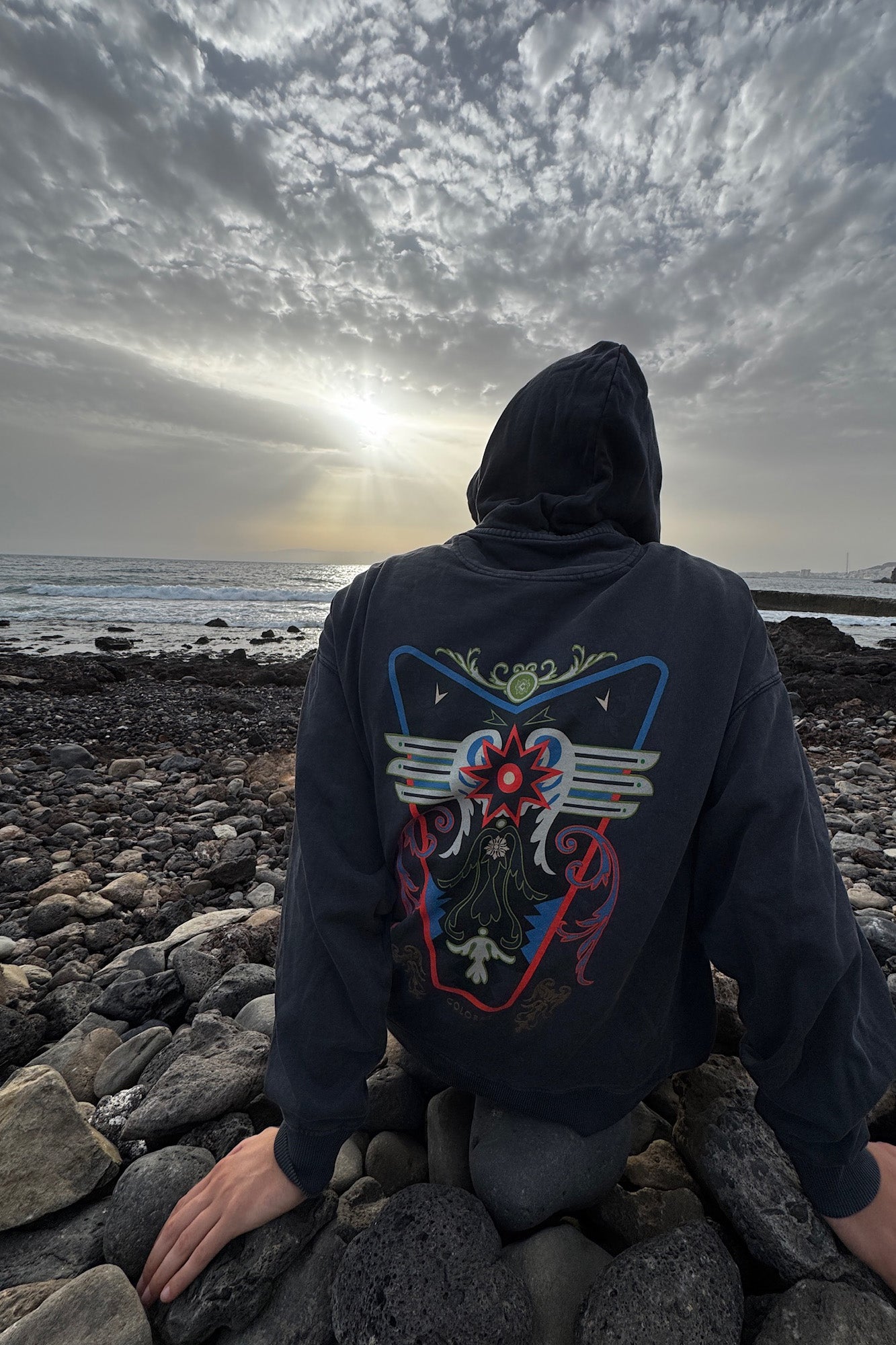 Schwarze Smoczyce Sweatshirt