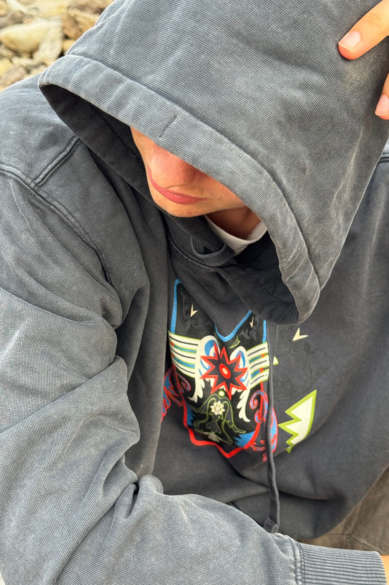 Schwarze Smoczyce Sweatshirt