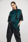 Mix Green Maori Blouse