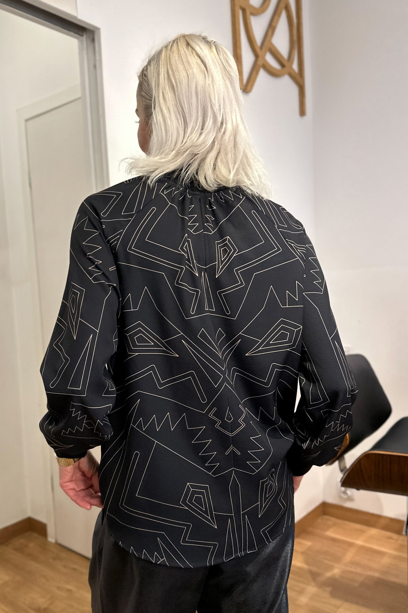 Bluzka Polo neck Black Wataha