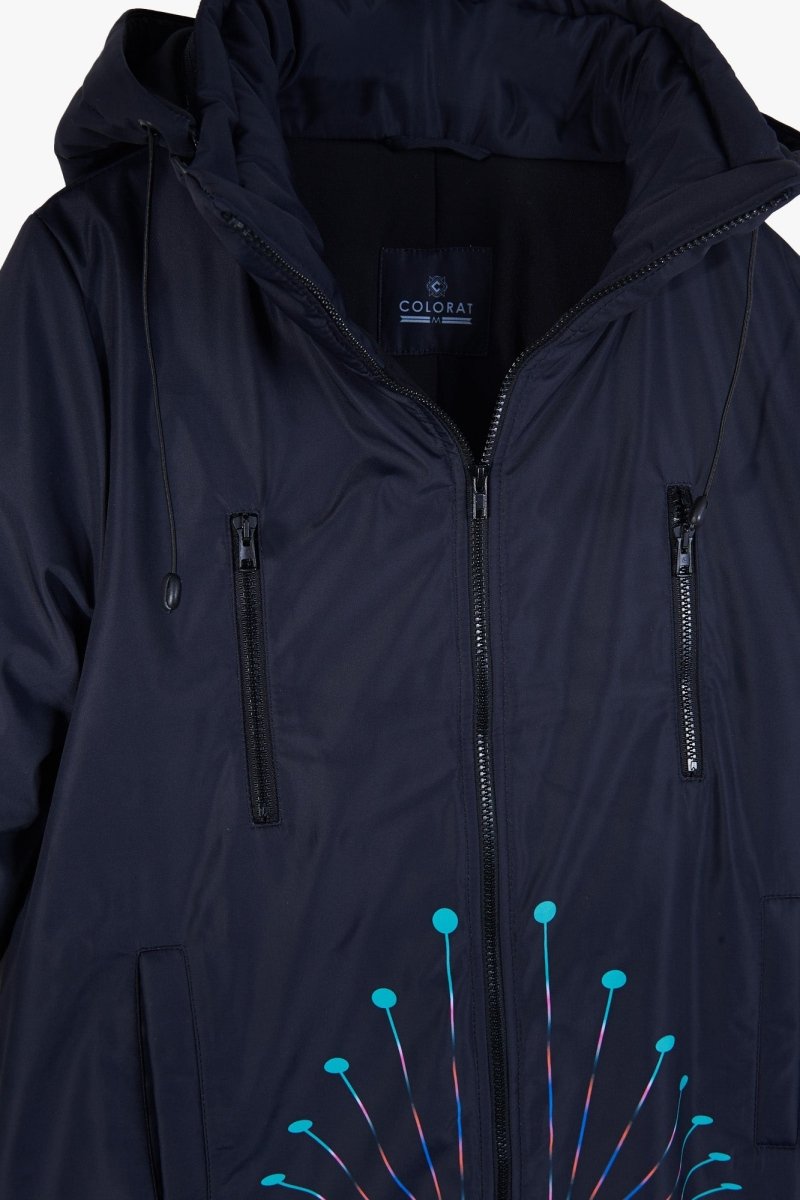 Wintermantel Heart Black &amp; Gratis Tasche!