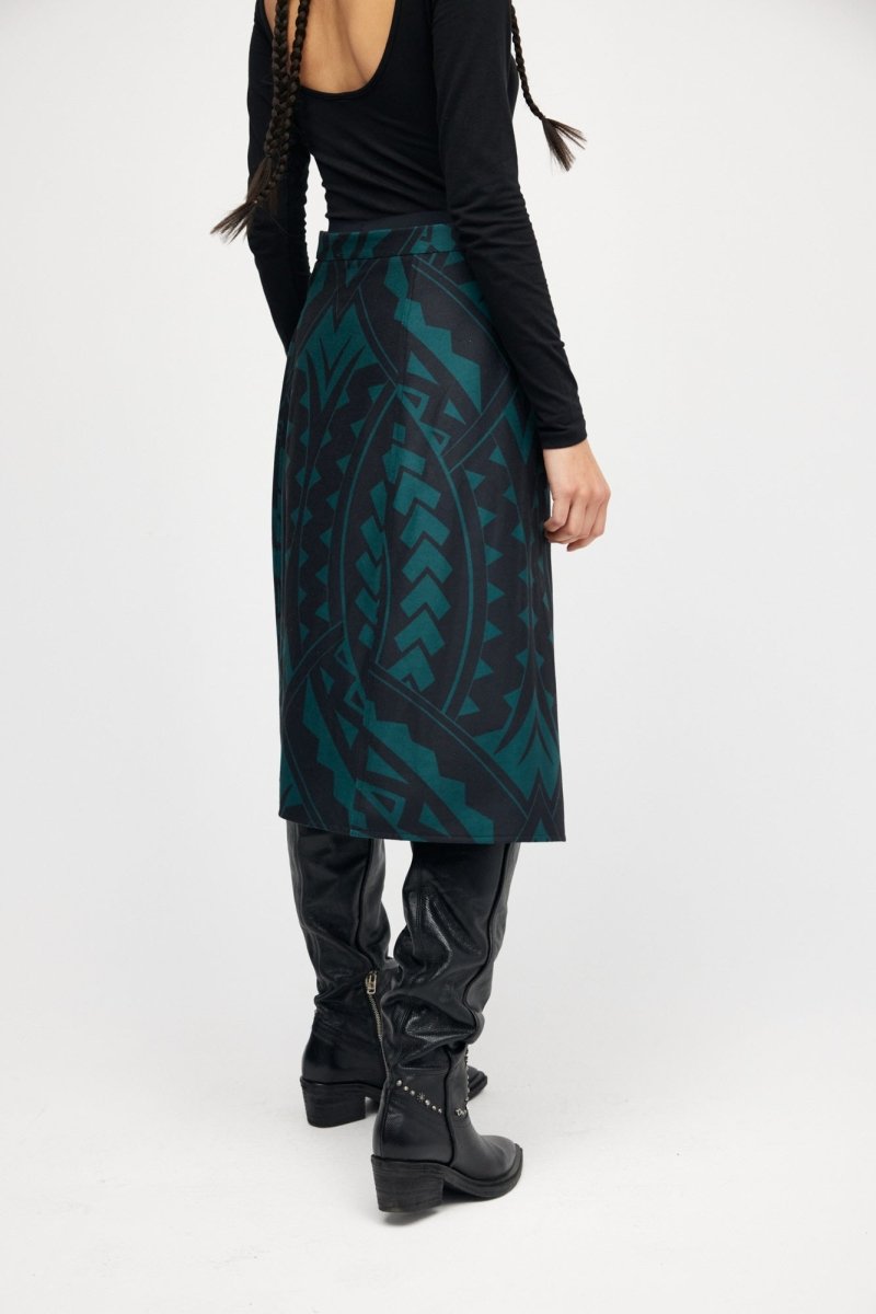 Green Maori Skirt