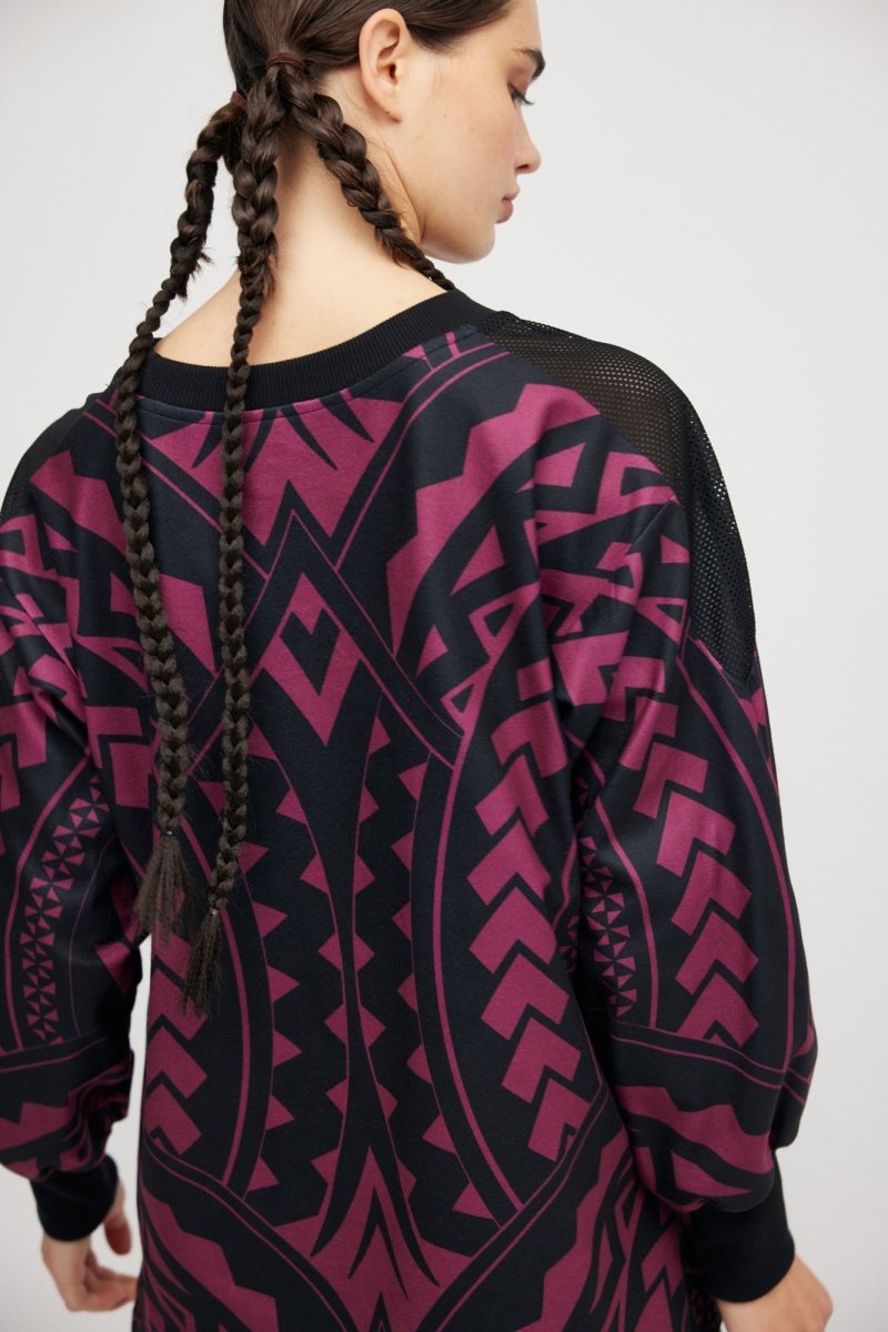 Tunika Burgund Maori