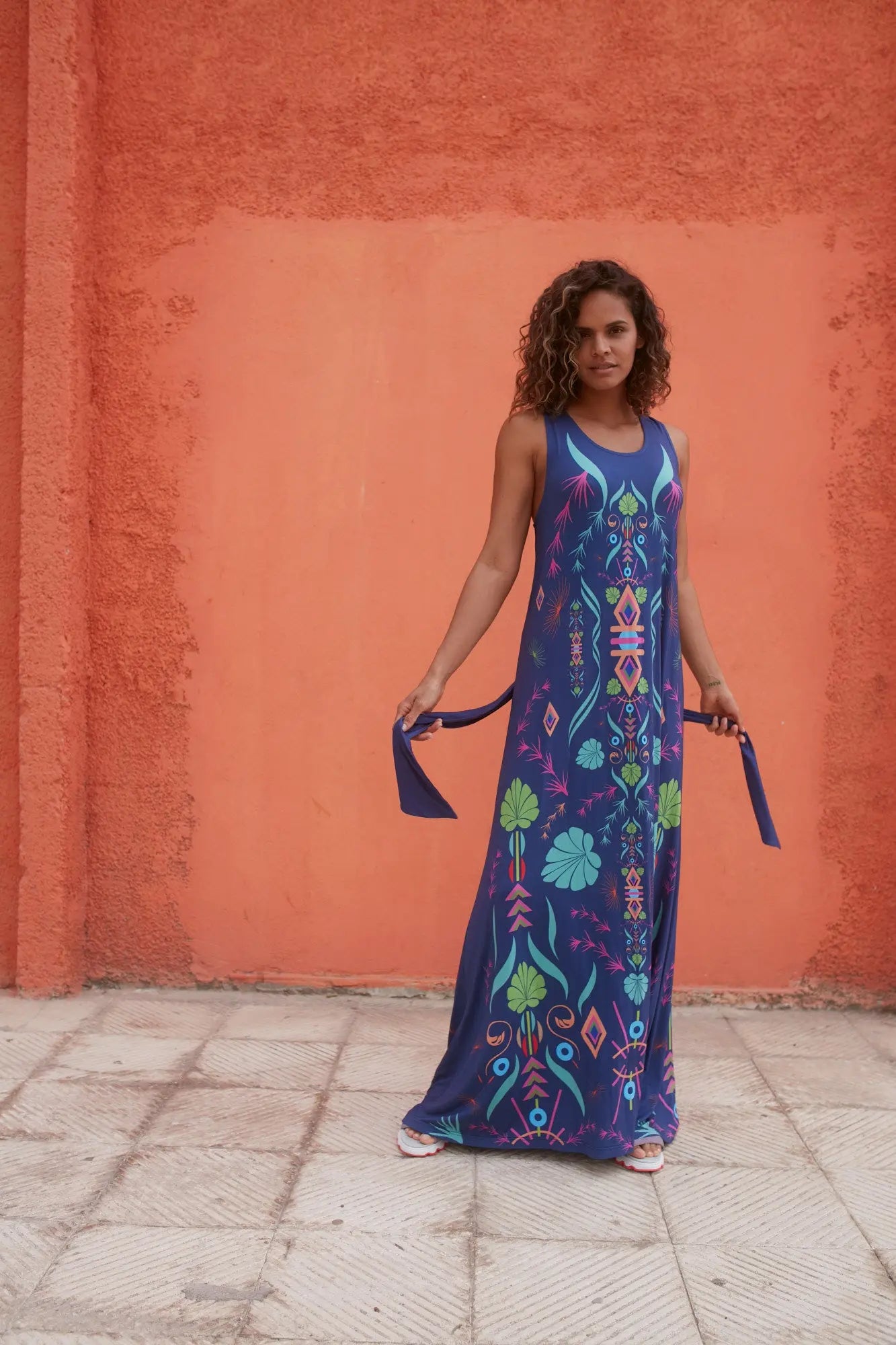 Sukienka Bouquet Maxi - COLORAT