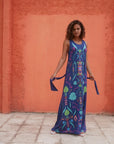 Sukienka Bouquet Maxi - COLORAT