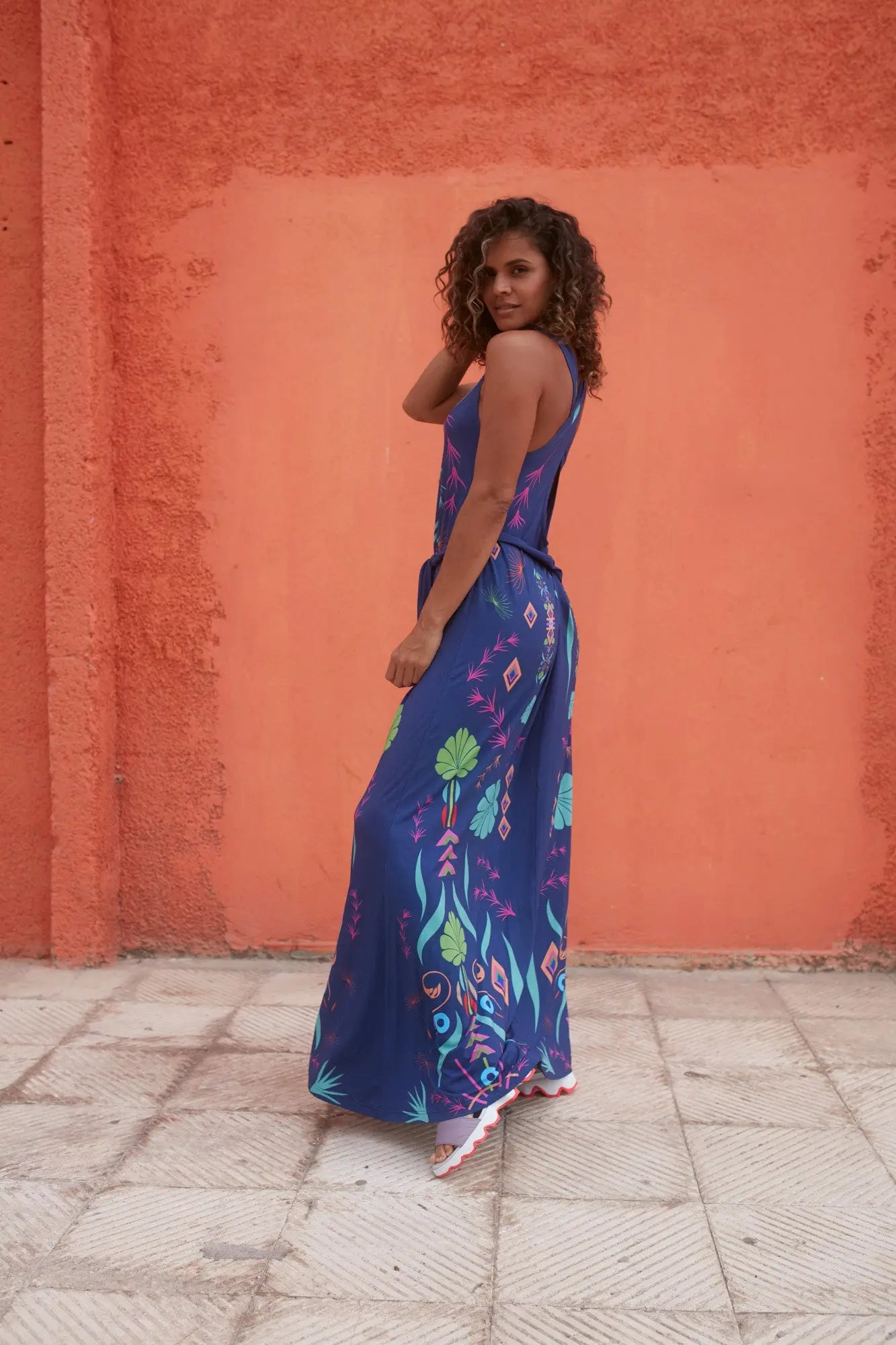 Sukienka Bouquet Maxi - COLORAT