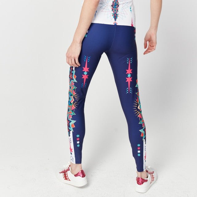 Legginsy Summer Star Granatowe - COLORAT